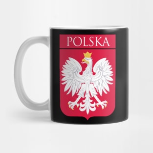 Vintage Style Poland Polish Eagle Flag Mug